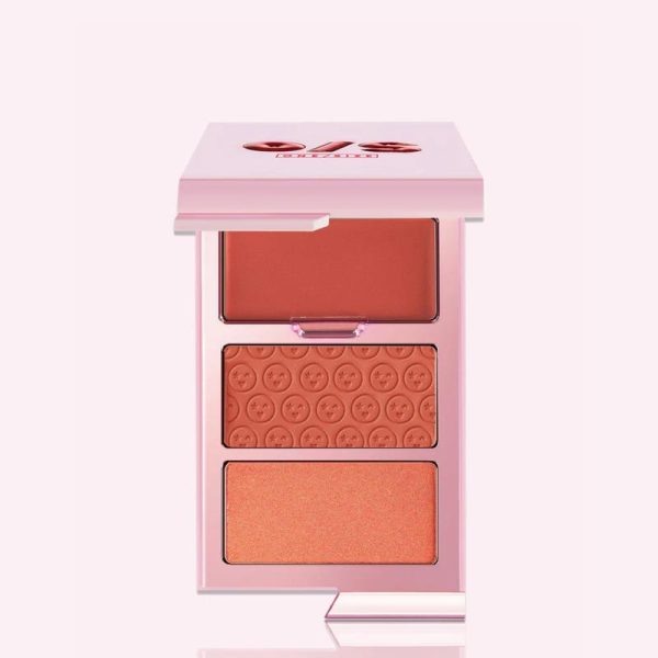 Cheek Clapper 3D Blush Trio Palette - Multi-Formula, Pigmented Blush Trio | Cream, Powder & Blush Highlighter for Ultra-Intense Color & Radiant Cheeks - Image 7