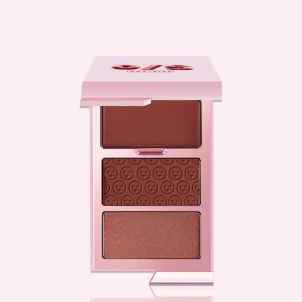 Cheek Clapper 3D Blush Trio Palette - Multi-Formula, Pigmented Blush Trio | Cream, Powder & Blush Highlighter for Ultra-Intense Color & Radiant Cheeks - Image 9