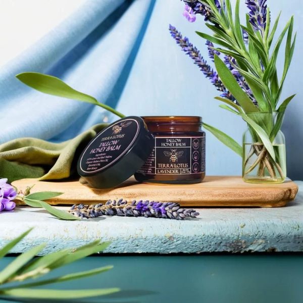 Organic Grass-Fed Beef Tallow Balm with Raw Honey - Handmade All-Natural Moisturizer for Soft, Smooth, Radiant Skin - Image 2