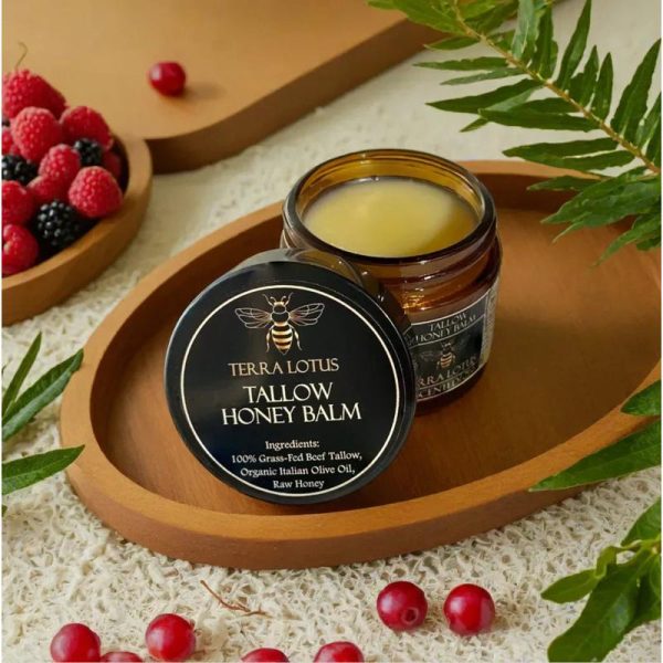 Organic Grass-Fed Beef Tallow Balm with Raw Honey - Handmade All-Natural Moisturizer for Soft, Smooth, Radiant Skin - Image 7