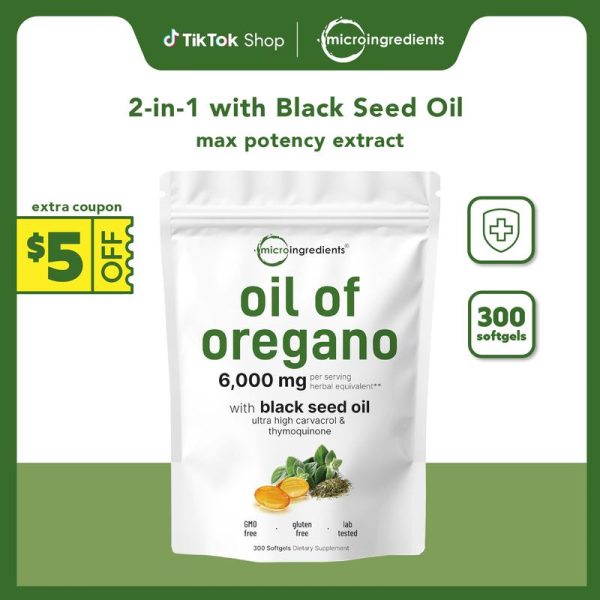 Micro Ingredients Oregano Oil with Black Seed Oil