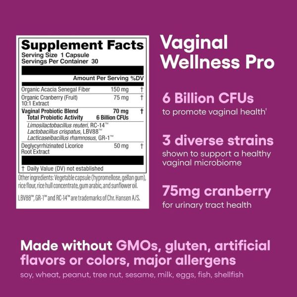 Physician's Choice Vaginal Probiotic - Daily Support for pH Balance, Odor Control, Feminine Microbiome & Flora Health with Cranberry for Women - Image 5