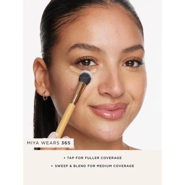 tarte concealer paw brush - angled for seamless application - Image 4