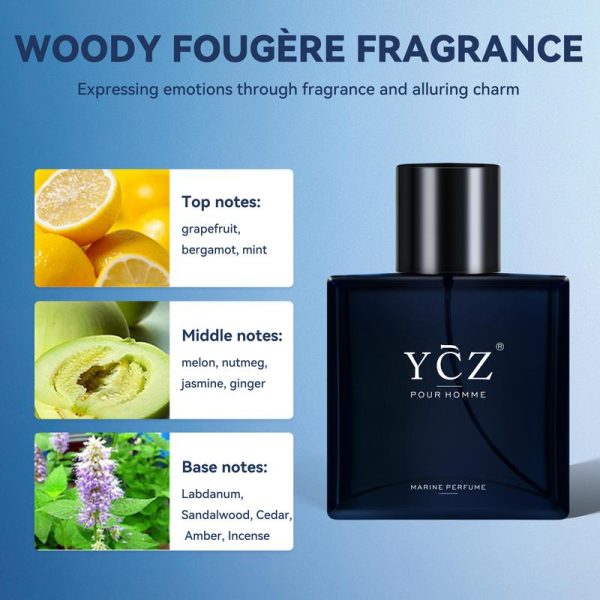 YCZ Midnight Marine Man Cologne, Long Lasting Men perfume,Men's cologne , Gift,1.7oz(50ml) - Image 5