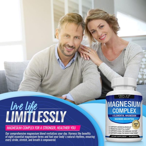Magnesium Complex 8 Essential Magnesium Supplement Fitness Edible - Image 6