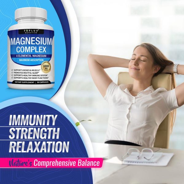 Magnesium Complex 8 Essential Magnesium Supplement Fitness Edible - Image 7