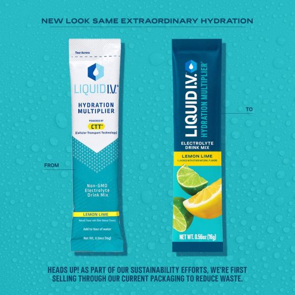 Liquid I.V. Hydration Multiplier - Cotton Candy - Hydration Powder Packets | Electrolyte Powder Drink Mix | Convenient Single-Serving Sticks | 8 Vitamins & Nutrients | 1 Pack (16 Servings) - Image 5