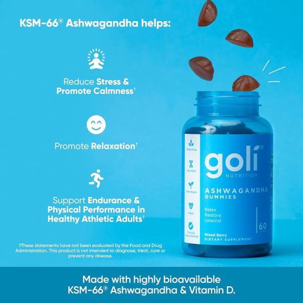 3 Bottles of Goli Best Seller Bundle: Ashwagandha KSM-66, Apple Cider Vinegar, Matcha Mind supplement with Cognizin, Vitamins D2 and B12 Healthcare Dietary - Image 2