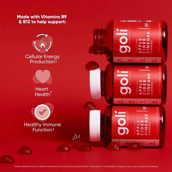 3 Bottles of Goli Best Seller Bundle: Ashwagandha KSM-66, Apple Cider Vinegar, Matcha Mind supplement with Cognizin, Vitamins D2 and B12 Healthcare Dietary - Image 3