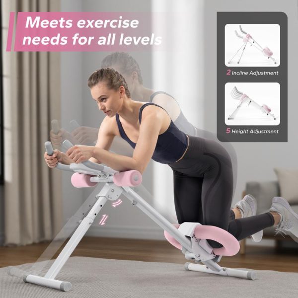 MERACH Adjustable Ab Trainer Machine with LCD Monitor, Foldable Ab Exercise Machine for abs, Arm, Leg, Buttocks Shaper, Core & Ab Trainer at Home Gym, Workout Equipment, dealsforyoudays - Image 3