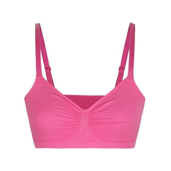 FeelinGirl Women's Wireless Bra Comfort up to 44DD No padding No Underwire Unlined Cami Bra Seamless Sports Bra Valentine's Day #livestream Breathable Daily Wear - Image 7
