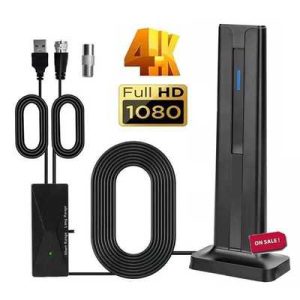 TV Antenna Digital HD Antena Indoor HDTV 1080P 4K Long Range fathersdaygift