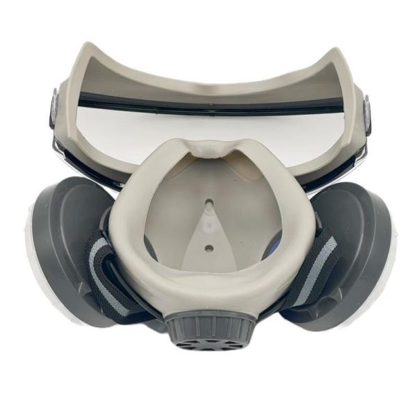 Dust-proof Integrated Respirator Mask Woodworking Tools, Reusable Half Mask with Goggles, Anti-dust Mask for Spray Painting Woodworking, Protective Accessories, Emergency Kits, Safety Construction Gear, Protector, Men Gifts - Image 3