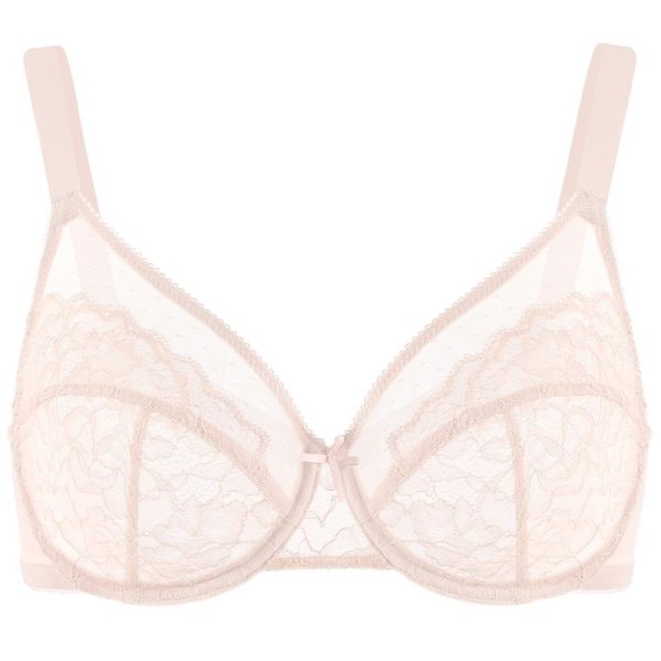 HSIA Enchante Floral Lace Unlined Comfort Non-padded Full Coverage Plus Size Underwire Bra - Image 3