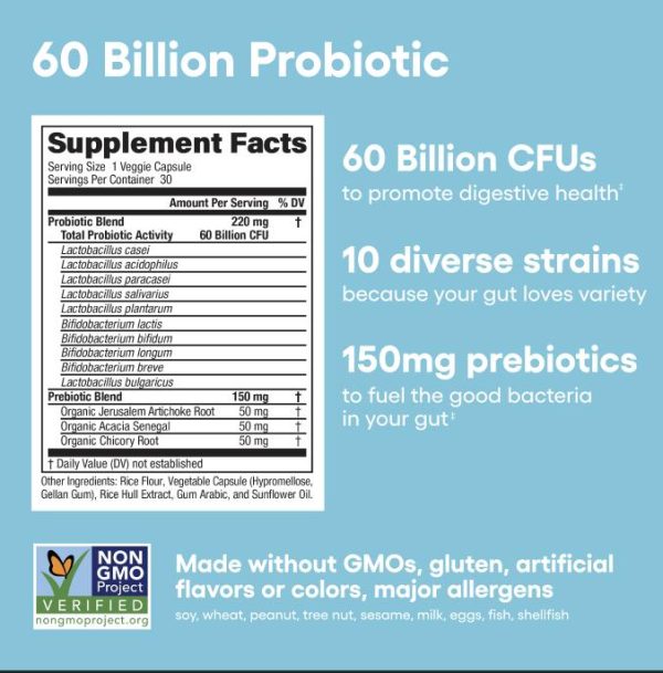 Physician's Choice Hack your Tummy Bundle: Digestive Enzymes & 60 Billion Probiotic - Digestion, Immune & Bloating Support for Men & Women - Image 6