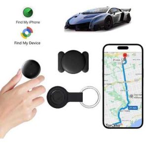 GPS Tracker for Car,Mini Trackers Device with Weatherproof Magnetic Case-No Monthly Fee-Best Hidden GPS Trackers,Anti-lost Device,Works with Apple Find My fathersdaygift
