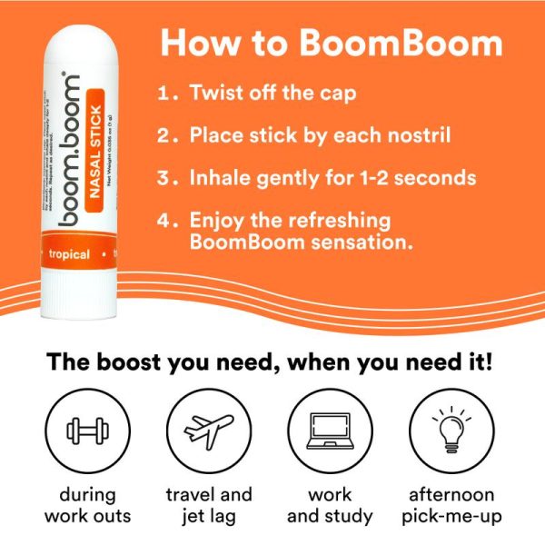 BoomBoom Nasal Stick: Free Your Nose | Featured on SharkTank | Powerful Essential Oils with Vapor Flow Technology | Breathe In Life - Image 5