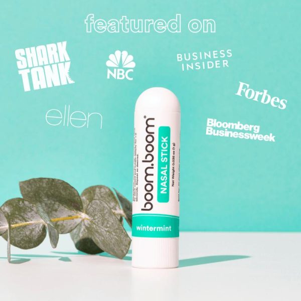 BoomBoom Nasal Stick: Free Your Nose | Featured on SharkTank | Powerful Essential Oils with Vapor Flow Technology | Breathe In Life - Image 6