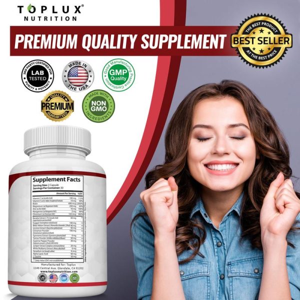 Blood Sugar Complex 20 Vitamins & Minerals Support Overall Health - Image 7