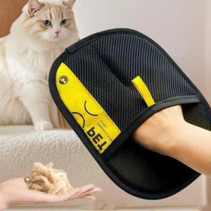 Pet Hair Removal Gloves, Electrostatic Pet Hair Remover, Reusable Cat&Dog Hair Remover for Couch, Furniture, Carpet, Car Seat, Pet Grooming Gloves