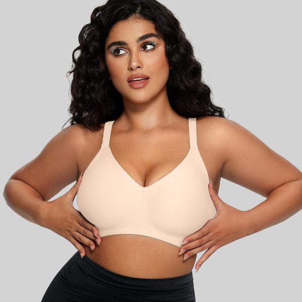 OEAK Women Comfortable Push Up Bras Wireless Seamless Full Coverage Bra Buttery Soft Everyday Tshirt Bra Convertible Bra Dealsforyoudays - Image 2