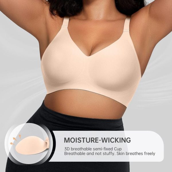 OEAK Women Comfortable Push Up Bras Wireless Seamless Full Coverage Bra Buttery Soft Everyday Tshirt Bra Convertible Bra Dealsforyoudays - Image 6