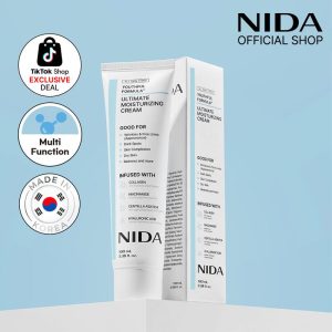NIDA Youthful Formula Ultimate Moisturizing Cream (100mL) / Collagen, Niacinamide, Centella Asiatica, Hyaluronic Acid / Wrinkles, Dark Spots, Skincare Hydrating Daily Moisturizer Moisture Hydrate